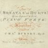 2 Sets of 4 Sonatas or Duets on one piano