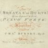 2 Sets of 4 Sonatas or Duets on one piano