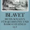 6 Sonatas Op. 2 for flute & bc, Vol. 1: Sonatas 1-3
