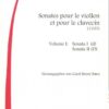 Sonates pour le Viollon et pour le clavecin, Vol 1: Sonata I (d), Sonata II (D)