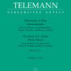 Overture in C major 'Water Music' - score