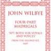 Four-Part Madrigals for voices & viols - score & parts