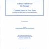 Consort Music of Five Parts- Set of String Parts