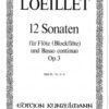 12 Sonatas for flute/recorder & bc, Op. 3, Vol. 2, 4-6