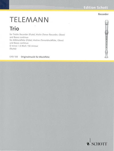 Trio Sonata No. 33 in D minor (Schott)