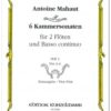 6 Chamber Sonatas for flute & bc, Vol. 2: Sonatas 4-6