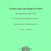 Twenty-one Lute Songs or Duets - Vol. I, Nos. 1-7