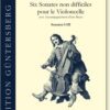 Six Easy Sonatas for cello & bc, Vol. 2: Sonatas 4-6 in Bb major, A major & D major