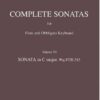Sonata in C major, Wq. 87/H.515 for flute & keyboard