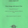 Three songs with Lute and Viol