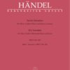 6 Sonatas Vol. 1: Nos 1-2, HWV 380-381