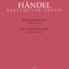 11 Sonatas for flute & bc