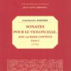 Sonatas pour la violoncelle avec la basse continue, Book 1 (Paris, 1733)