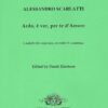 Ardo, e ver, per te d'Amore, Cantata
