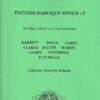 English Baroque Songs Vol. 1 for high voice
