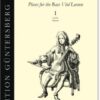 Pieces for the Bass Viol Lesson Vol. 1: Beginner
for beginners, intermediate, and advanced players