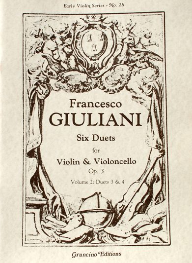 Six Duets, Op. 3 for violin & cello, Vol. 2