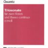 Trio Sonata in E minor (Quantz-Breitkopf & Härtel)