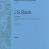 Concerto in C minor, BWV 1060 - full score