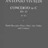 Concerto in C major, RV87 - score & parts