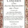 6 Concerts for 2 unaccompanied flutes (Paris, c.1724)