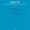 3 Sonatas BWV 1027-1029, for viola da gamba & harpsichord