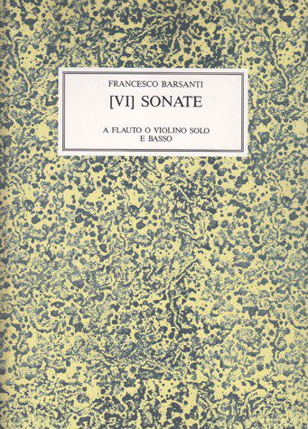 Sonatas for flute or violin & bc (London, 1724)