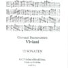 12 Sonatas - Book 1 for violins or recorders