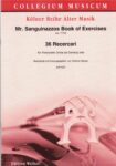 Mr. Sanguinazzos Book of Exercises (ca. 1710): 36 Recercari
