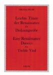 Easy Renaissance Dances for treble viol