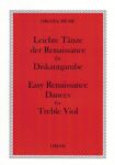 Easy Renaissance Dances for treble viol