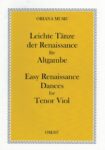Easy Renaissance Dances for tenor viol