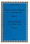 French Duets for two Bass Viols, Volume 1
