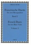French Duets for two Bass Viols, Vol. 2