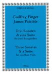 Three Sonatas & a Suite (set for two equal viols) for two Bass Viols