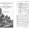 Chorale Cantatas “for Danzig” (c.1754) - “Du, o schönes Weltgebäude” - score
