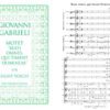 Motet “Beati omnes,” for eight voices. Vocal score only