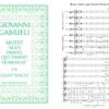 Motet “Beati omnes,” for eight voices. Vocal score only