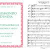 Selected Madrigals: Books IV & V (transcribed for AATTB viols)  - score