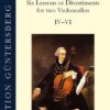 Six Lessons or Divertiments op. 4 - Lessons IV–VI