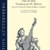 Suite in D minor - Tombeau de Mr. Meliton