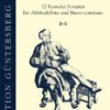 12 Kassel Sonatas for treble recorder: Sonatas 1-4