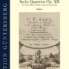 Six Quartets, Op. 12 - Score