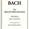 The Organ Trio Sonatas Volume II