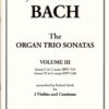 The Organ Trio Sonatas Volume III