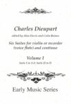 Six Suites for violin or recorder and continuo - Vols I-III