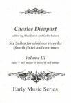 Six Suites for violin or recorder (fourth flute) and continuo - Vol III